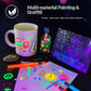 Laat je creativiteit knallen 🎨 8-Kleuren Body Markers & Face Paint Stiften – Veilig & Kleurrijk