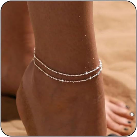 🥰Gelaagde waterdichte enkelband