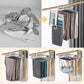 👖 2+1 GRATIS – Meerlaags Broekrek met Rits | Bespaar Ruimte & Houd je Kast Perfect Georganiseerd