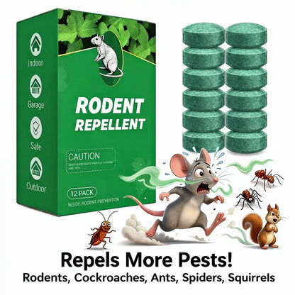 🔥50K+ VERKOCHT🏡🛡️Plantaardige Ongedierte Afweertabletten – Gifvrij Muizen- en Insectenafweermiddel voor Binnen, Buiten, Garage & Tuin🐜🐭🐍