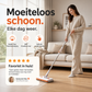 🧹 Handsfree Platte Mop met Clipsysteem – Schoonmaken Zonder Steeds te Bukken | Dun Ontwerp, Stevige Clip & Makkelijk in Gebruik ✨