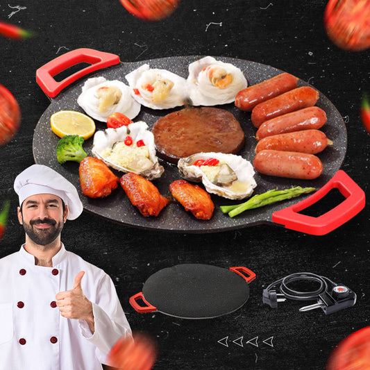 🔥Hot sale 50% korting🔥Anti-aanbak elektrische grillpan voor binnen🍳