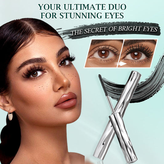 👁️ 3D Mascara met Metalen Borstel – Voor Krullende & Gedefinieerde Wimpers | Waterproof & Langhoudend