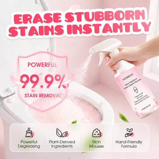 🥳2026 HOT SALE🥳💞Meer dan 50.000 verkocht! 🛁🧹Badkamerreiniger-spray – lost kalkaanslag, zeepresten en watervlekken op zonder schrobben. Geschikt voor glas, tegels en kranen – laat een frisse botanische geur achter. Zachte formule, geen scherpe dampen!