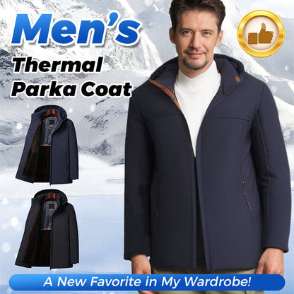 🧥 NU50% KORTING! 🔥 Herenparka met capuchon - Geïsoleerd en waterdicht, ultiem wintercomfort