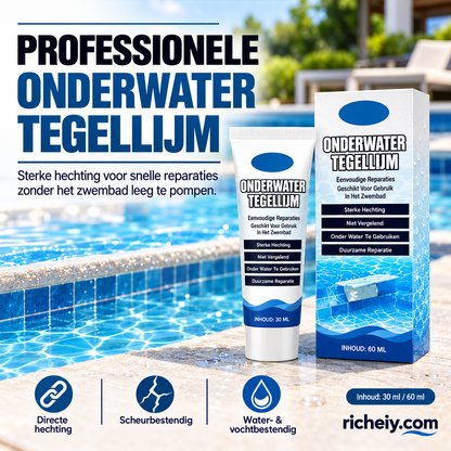 🏊 Koop 2, Krijg 1 Gratis – Tegellijm voor Zwembadreparaties, Geschikt voor Onderwatertoepassingen – 30 ml of 60 ml