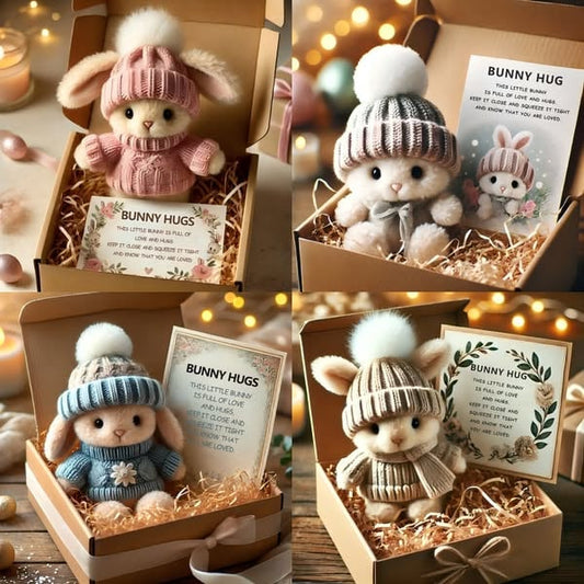 🔥Paasuitverkoop 50% KORTING🐇- Handgemaakt Mini Konijn Knuffel Leuk Paascadeau🎁
