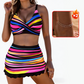 👙✨ Dames Gestreepte Tweedelige Bikini – Stijlvol, Comfortabel & Tijdloos
