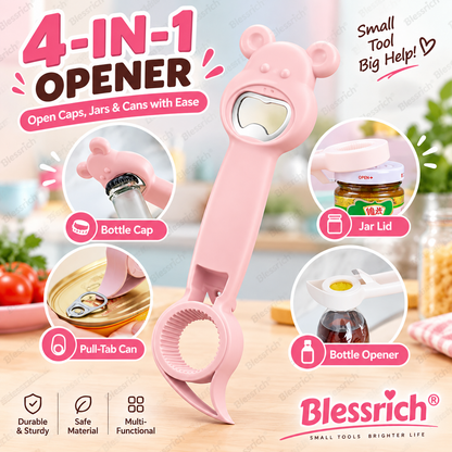 🍾 2+1 GRATIS! Dé multifunctionele opener voor elke fles — 4-in-1 gemak! ✨🔧