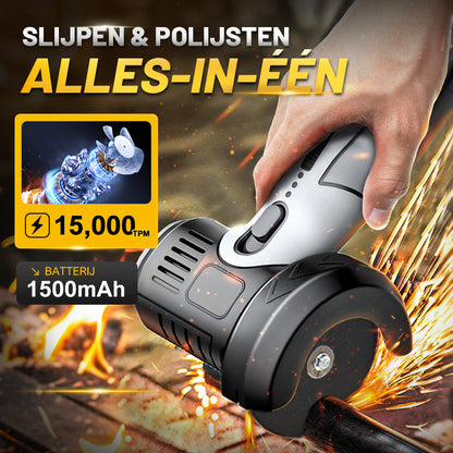 ⏳ 53% KORTING – 12V Mini Haakse Slijper | Compact & Wendbaar | Met Doorslijpschijf voor Kleine Klus- en Reparatiewerkzaamheden