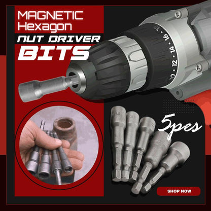 🔧 MAGNETISCH Zeskant Bitset - 5-Delig & Krachtig! ⚡ OP=OP!