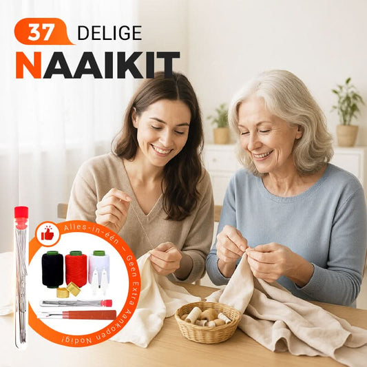 🧵 Complete 37-delige Naaigereedschapsset – Alles voor je Creatieve Projecten! 🎀 Nu 50% KORTING