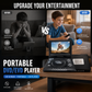 📺 Draagbare DVD-Speler met Groot Scherm – Lange Batterijduur & Ondersteuning voor DVD, USB en SD | Perfect voor Auto, Reizen & Thuis