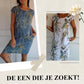 🌷 50% KORTING | Dames Jurk met Ronde Hals & Botanische Print – Fris, Comfortabel & Perfect voor het Voorjaar