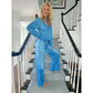🌟Denim-Look Dames Loungewear Set – Zacht, Comfortabel & Stijlvol voor Thuis en Casual Buiten