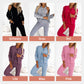 ✨ 2026 Uitverkoop 59% KORTING! 3-Delige Dames Baseball Set – Jas + Top + Broek | Sportief, Comfortabel & Direct Klaar om te Dragen