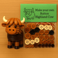 DIY dierenornamenten van knopen