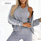 ✨ 2026 Uitverkoop 59% KORTING! 3-Delige Dames Baseball Set – Jas + Top + Broek | Sportief, Comfortabel & Direct Klaar om te Dragen