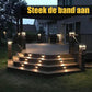 ✨ Koop 2 Sets, Krijg 1 Set Gratis – Solar Tuin- en Terrasverlichting, 12 Lampjes, Warm Wit LED, IP44