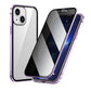 ✨ Magnetisch iPhone-hoesje – Anti-Spiegelglas & Stevig Metaal, Complete Bescherming