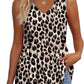 💜LAATSTE DAG ACTIE - 50% KORTING💜Dames bedrukte, mouwloze tanktops met V-hals en peplum