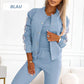 ✨ 2026 Uitverkoop 59% KORTING! 3-Delige Dames Baseball Set – Jas + Top + Broek | Sportief, Comfortabel & Direct Klaar om te Dragen