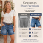 🔥👖 Bermuda Denimshort voor Dames – Comfortabele Pasvorm & Praktische Zakken
