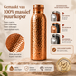 ❄️ 50% KORTING 💧 Premium Drinkfles Van 100% Massief Koper – Plasticvrij & Duurzaam