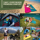 ⛺ Opblaasbaar Slaapmatje – 7,5 cm Dik, Waterdicht & Ideaal voor Camping 🌙
