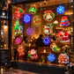 ⏰ 49% KORTING! LED Kerstmuurstickers – Feestelijke Gloed & Magische Sfeer | Perfect voor de Kerstdecoratie 🎄🎁