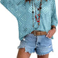 ⏰ Laatste dag aanbieding 50% korting 🔥 Hot Sale - Dames top in bohemian stijl met beige gehaakte details en V-hals