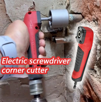 🔧 50% KORTING – Haakse Booradapter met Magnetische Draaihulp | Voor Moeilijk Bereikbare Plekken | Roestvrij Staal & Compact