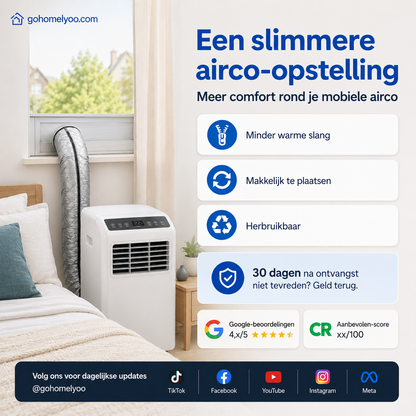❄️ 50% KORTING – Airco Isolatiehoes – Houd Je Kamer Koeler & Bespaar Energie 🌬️