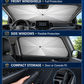 🚗 50% KORTING – Auto Zonnescherm Paraplu – Houd je Auto Koel ☀️