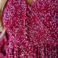 🌺 Dames Maxi-Jurk van Rayon met Bloemenprint & Gesmokte Taille ✨ Luchtig, Flatterend & Elegante Boho-Stijl – Nu 60% KORTING