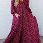 🌺 Dames Maxi-Jurk van Rayon met Bloemenprint & Gesmokte Taille ✨ Luchtig, Flatterend & Elegante Boho-Stijl – Nu 60% KORTING