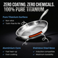🎃 50% KORTING – Puur Titanium Kookpan – Stevig, Veelzijdig & Ideaal voor Dagelijks Koken