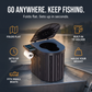 🚽 50% KORTING – Draagbaar Opvouwbaar Toilet voor Camping en Vissen