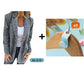 🥰Seizoensaanbieding tegen superlage prijs🥰Casual geruite blazer met revers