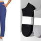 Hoge elastische broek voor dames met zakken met ritssluiting