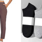 Hoge elastische broek voor dames met zakken met ritssluiting