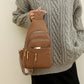 🔥Uitverkoop 50% korting🔥Damesmode Casual Effen Kleur Crossbody Tas👜