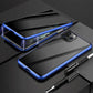 Hoesje voor iPhone Privacy Glas Magnetisch Metalen Hoesje