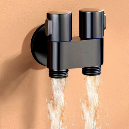 🔥 50% KORTING | 2 Wateraansluitingen. 1 Kraan. 0 Frustratie. – Massief Messing Dubbele Toiletkraan