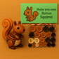 DIY dierenornamenten van knopen