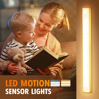 🎁 Koop 1, Krijg 1 GRATIS! 💡 LED-Lamp met Slimme Bewegingssensor – Magnetisch, Draadloos & USB-Oplaadbaar ✨