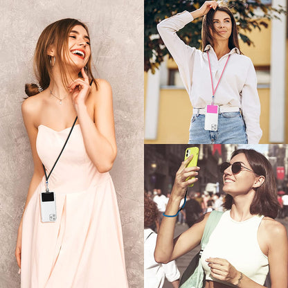 📱 2+1 GRATIS – Universele Telefoonkoord Crossbody | Comfortabel Over de Schouder te Dragen | Snel Toegankelijk & Praktisch voor Dagelijks Gebruik