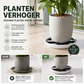 🪴 2+1 GRATIS! Verhogers voor Bloempotten – Voor Betere Waterafvoer & Minder Stilstaand Water | Geschikt voor Binnen & Buiten