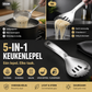 🔄🍲 KOOP 2, KRIJG 1 GRATIS! Multifunctionele Keukenlepel – Lepelen, Zeven, Scheiden, Malen & Openen | 5 Functies in 1 Handig Keukenhulpmiddel 🧂