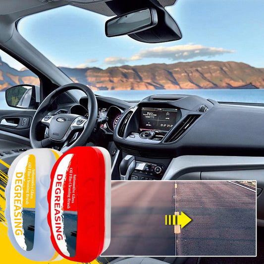 🚗💨 Ultra Sterke Auto Ruitenreiniger – Weg met Vettige Oliefilm in Één Veeg! 🔥